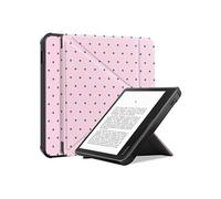 imoshion imoshion Étui de liseuse portefeuille design Pliable Kobo Libra Colour Happy Dots Multicolore