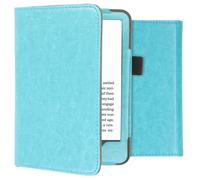 imoshion Bibliothèque en cuir végétal pour le Amazon Kindle (2024) / Amazon Kindle (2022) 11th gen - Bleu clair