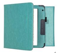Étui de liseuse portefeuille en cuir végan Kobo Libra 2 / Tolino Vision 6 Bleu clair imoshion