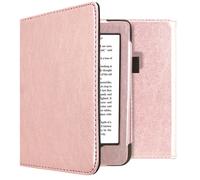 imoshion Étui de liseuse portefeuille en cuir végan pour Kobo Nia - Rose Doré