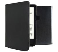 Étui de liseuse portefeuille en cuir végan Pocketbook Touch Lux 5 / HD 3 / Basic Lux 4 / Vivlio Lux 5 Noir imoshion
