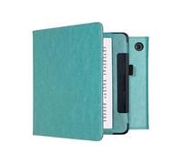 imoshion Étui de liseuse portefeuille en cuir végan pour Kobo Sage / Tolino Epos 3 - Bleu clair