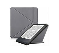 Etui de liseuse portefeuille Pliable pour Kobo Libra 2 / Tolino Vision 6 - Gris