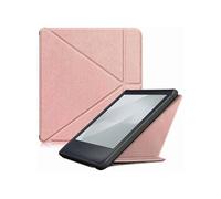 Etui de liseuse portefeuille Pliable pour Kobo Libra 2 / Tolino Vision 6 - Rose Doré