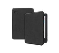 imoshion Étui de liseuse portefeuille Slim Hard pour Kobo Clara Colour / BW - Noir