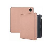 imoshion Étui de liseuse portefeuille Slim Hard pour Kobo Libra Colour - Rose Doré
