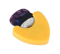 Étui de médiator avec clip - Support de médiator de guitare avec ruban adhésif double face, organisateur adhésif | Outil de rangement pour guitare électrique Ukulélé Low Banjo Home Studio Equizza