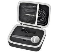 Étui de microphone compatible avec les microphones vocaux dynamiques cardioïdes Shure SM58/ SM57/ PGA48/ SM58S/BETA 58A/PGA58, micro cardioïde dynamique, rangement d'outils de karaoké pour A25D,