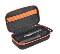 Étui de microphone sans fil étanche et résistant aux chocs pour microphone sans fil JBL PartyBox, Noir et orange., Sac de transport de voyage pour micro sans fil JBL PartyBox