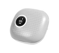 Étui de nettoyage de contact rechargeable - 9,5 x 8,8 x 4 cm, boîte de nettoyage à ultrasons pour lentilles vibrantes, outil compact en ABS avec chargement USB | Entretien des lentilles de contact à