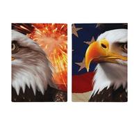 Étui de passeport Eagle avec fente pour cartes et billets, étui de passeport en cuir synthétique facile d'accès, organiseur de documents essentiels de voyage imperméable pour homme et femme