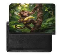 Étui de passeport en cuir avec blocage RFID pour passeport Motif écureuil