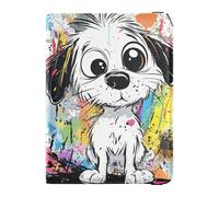 Étui de passeport en cuir avec motif chien mignon et dessin animé, accessoires indispensables pour les voyages des femmes