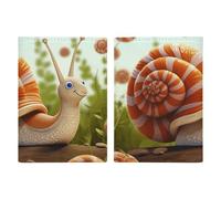 Étui de passeport en cuir avec motif escargot mignon fait à la main avec fente pour cartes et billets, accès facile - Pour homme et femme - Style : 20,3 x 13,8 cm, Style :, 20.3x13.8cm