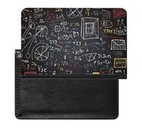 Étui de passeport en cuir pour passeport - Mathématiques et physiques - Pour documents de voyage - Essentiels de voyage pour homme et femme, Mathématiques et physique, Taille unique