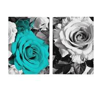 Étui de passeport en cuir pour passeport - Phare de mer - Sandbeach - Livre de passeport imprimé pour documents, cadeaux de voyage, Noir Blanc Bleu sarcelle Gris Rose Fleurs, 20.3x13.8cm