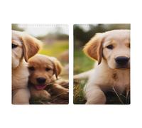 Étui de passeport en polyuréthane pour passeport mignon Golden Retriever - Étui de protection unisexe pour passeport - 20,3 x 13,8 cm, Style :, 20.3x13.8cm