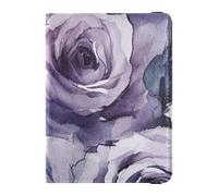 Étui de passeport étanche en cuir gouache lavande rose pour voyage pour voyage documents de voyage organisateur protecteur porte-cartes étui passeport pour homme étanche, Gouache lavande rose, 1 size