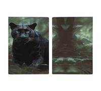 Étui de passeport Forest Panther pour voyage en cuir PU étanche