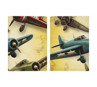 Étui de passeport imprimé différents avions pour passeport de voyage, étui de protection pour cartes de passeport de voyage, étui portefeuille en cuir avec blocage RFID pour cartes pour femmes et