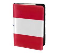 Étui de passeport imprimé drapeau de l'État de l'Ohio, portefeuille de voyage fin et léger, accessoire de mode universel pour adultes
