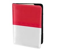 Étui de passeport imprimé drapeau de Singapour - Portefeuille de voyage fin et léger - Accessoire de mode universel pour adultes