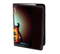 Étui de passeport imprimé pour guitare, basse, instrument de musique, portefeuille de voyage fin et léger, accessoire de mode universel pour adultes