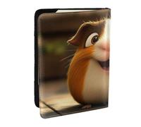 Étui de passeport imprimé The Little Brown Mouse - En cuir synthétique - Pour homme et femme - 16,5 cm