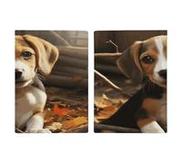 Étui de passeport mignon Beagle ultra fin en cuir synthétique pour documents de voyage compact de qualité supérieure pour passeport international américain pour homme et femme