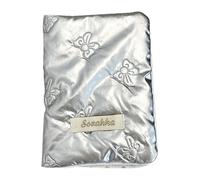 Étui de passeport pour femme de voyage, portefeuille en cuir synthétique, nœud, protection de passeport, accessoires de voyage pour femme, Argenté., Refer to description, Unisexe