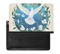 Étui de passeport pour passeport de voyage pour homme et femme avec blocage RFID, accessoire de voyage, Paix sur Terre, Taille unique