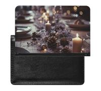 Étui de passeport pour passeport de voyage pour homme et femme avec blocage RFID, accessoire de voyage, Table de Noël, Taille unique