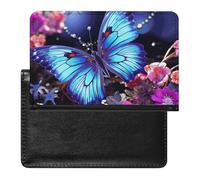 Étui de passeport pour passeport de voyage pour homme et femme avec blocage RFID, motif papillon, accessoires de voyage, Beauty Butterfly, Taille unique