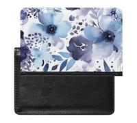 Étui de passeport pour passeport de voyage pour homme et femme, blocage RFID, fleurs violettes, aquarelle, accessoires de voyage, Aquarelle Fleurs Violettes, Taille unique