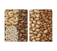 Étui de passeport ultra fin en cuir synthétique avec différents motifs d'écrous - Organiseur de documents de voyage compact de qualité supérieure - Housse de protection pour passeport international