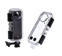 Étui de plongée étanche pour Insta 360 X5 - 45 m - Coque de plongée invisible sous l'eau (PC)