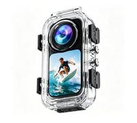Étui de plongée étanche pour Insta360 X6, boîtier étanche 60 m / 196ft pour plongée sous-marine, coque de protection à dégagement rapide pour appareils photo Insta 360 X6