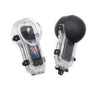 Étui de plongée furtif à libération rapide pour appareil photo Insta360 X5 60 m Boîtier étanche avec lentille invisible et point de fixation anti-perte pour accessoires de caméra d'action