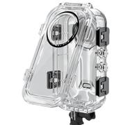 Étui de plongée invisible de 60 m compatible avec appareil photo Insta360 | Boîtier de protection étanche pour caméra vidéo sous-marine avec connexion de montage à 2 broches pour accessoires X6