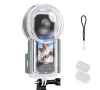 Etui de plongée Invisible pour Insta360 X5 165ft/50 M, Protection imperméable avec Support de Montage, Accessoire de Photographie sous-Marine pour l'exploration de la caméra d'action