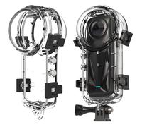Étui de plongée invisible pour Insta360 X5, étanche à 50 mètres, coque de protection sous l'eau, coque de protection complète avec adaptateur de montage accessoires pour caméra d'action X5