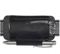 Étui De Poche Edc En Cuir Multi-Outils,Petit Étui Pour Couteau Utilitaire,Coups De Pied/Herbes Renforcé,Mini Couteau,Lampe De Poche.[Z73]