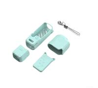 Étui de poche en silicone pour DJI pour osmo Pocket 4 (Bleu) | Absorption des chocs, résistant aux rayures, couverture intégrale du corps, transport léger, protection quotidienne