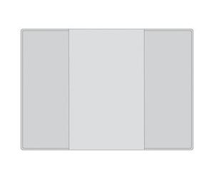 Etui de poche, PP, double, 0,14 mm, Format: 80 x 113mm