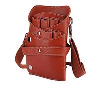 Étui De Pochette À Ciseaux Avec Ceinture Pour Coiffeur/Coiffeur/Peignes Pochette À Ciseaux Étui De Taille Sac, Sac À Pinceau Cuir Pour Tire-Laits Cuir Pu Utile Durable(Marron)