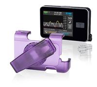 Étui de pompe à insuline pour tandem t:Slim X2, clip ceinture rotatif à 360° pour t:Slim/t:Slim G4 Spool Up Excess Tubing (violet)