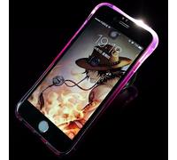Étui de Portable LED Lumière Double Appel pour Téléphone Apple IPHONE X Violet