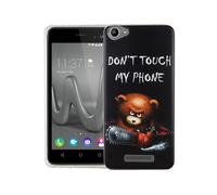 Étui de Portable pour Wiko Lenny 3 Max Porter Don'T Touch Sac Motif Slim TPU