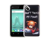 Étui de Portable pour Wiko Sunny Porter Don'T Touch Sac Couvercle Motif Fin TPU