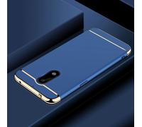 Étui de Portable Protection pour Nokia 6 Pare-Chocs 3 IN 1 Chrome Coque Bleu